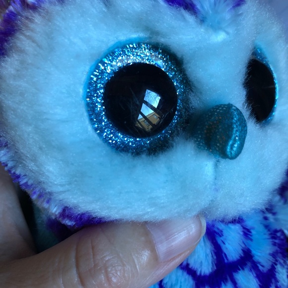 TY Beanie babies Oscar the owl plushie Stuffed animal toy plush Beanie Boos - Picture 10 of 11